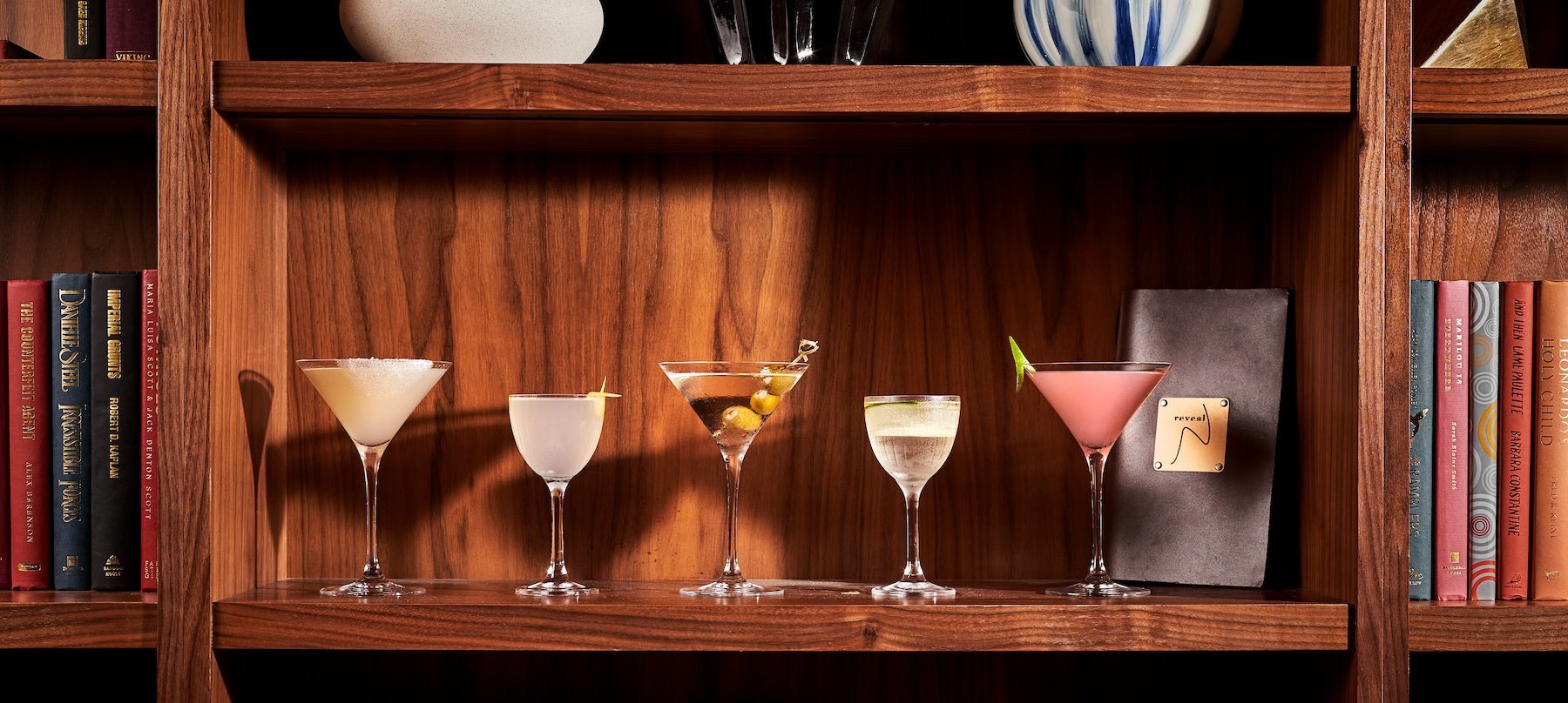 reveal martinis